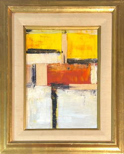 Alfred (lLippitz) Leslie, Oil/Acrylic/Mix-Media Collage, American (1927 - 2023): Born: 1927 - Bronx, New York. Died: 2023 - Brooklyn, New York. Known for: Abstract expressionist to hyper-real figure painting, self-portraits. Alfred Leslie, born in New York City in 1927, began as a