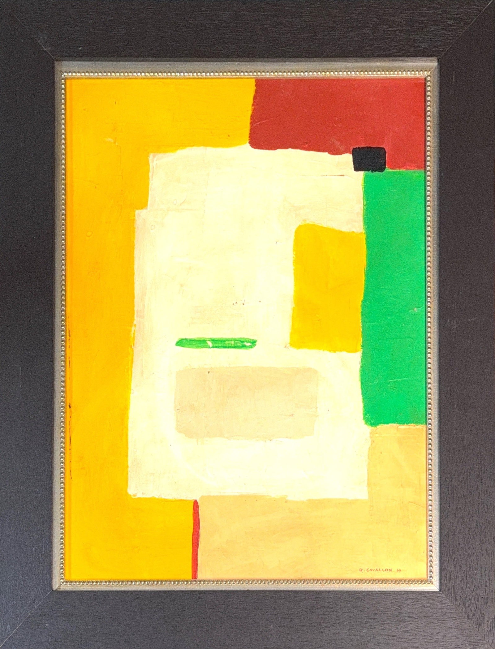 Giorgio Cavallon, Acrylic/ Mix-Media on Hard Board, Italian (1904 - 1989) (1 of 5)