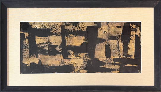 Franz Josef Kline, Ink/Mix-Media on Card Board, American (1910 - 1962): Born: 1910 - Wilkes-Barre, Pennsylvania. Died: 1962 - New York City. Known for: Action, abstract expressionist painting, teaching. Born in Wilkes-Barre, Pennsylvania, Franz Kline became one of the mos