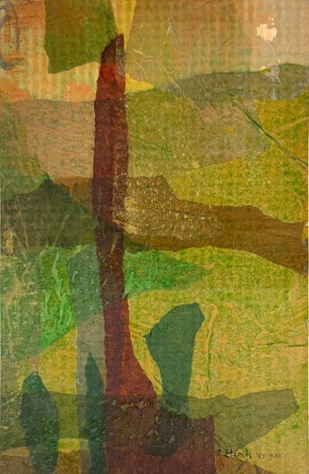 Abstract Expressionist Mixed Media & Collages