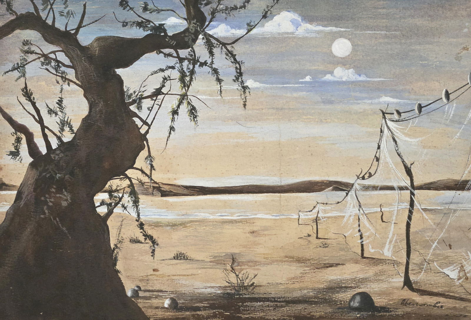 Gertrude Abercrombie, Gouache on Paper, American (1909 - 1977) (1 of 5)