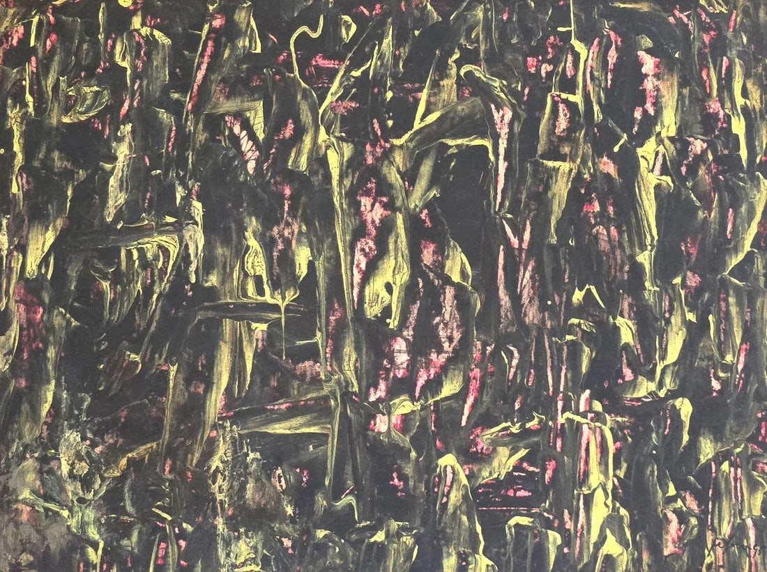 Emilio Vedova, Oil on Panel, Italian Painter (1919 - 2006) (1 of 5)