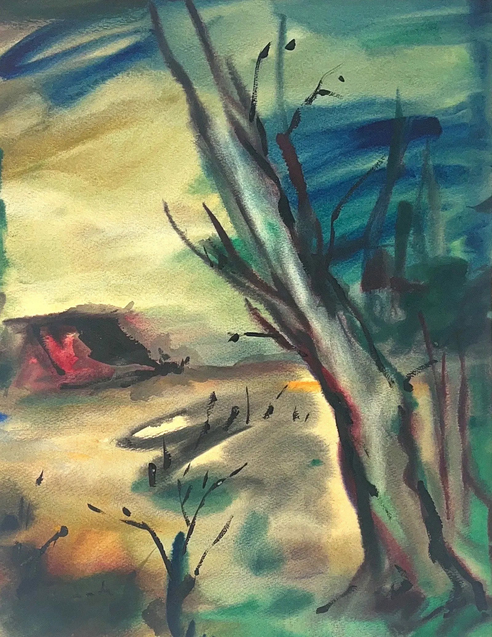 Maurice De Vlaminck, Watercolor, French (1876 - 1958) (1 of 7)