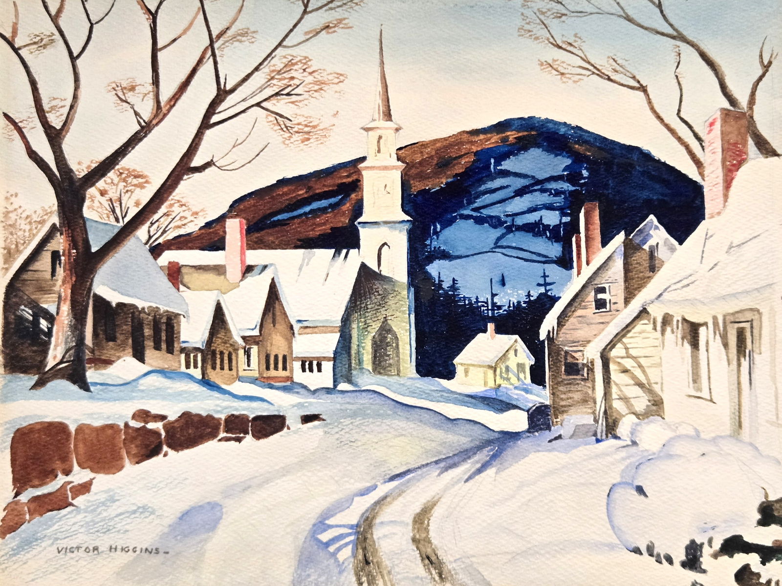 Victor Higgins, Watercolor on Paper, American (1884 - 1949) (1 of 5)