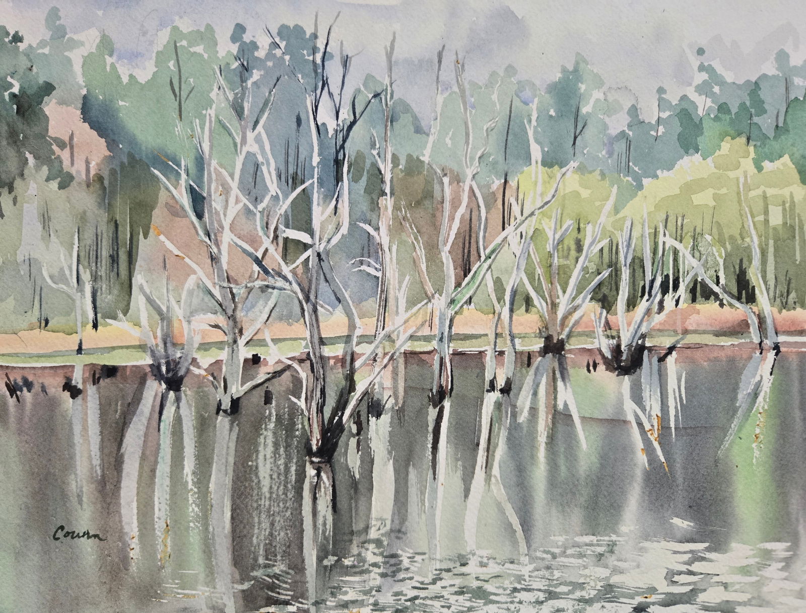 John Cowan, Watercolor on Paper, American (1920 - 2008) (1 of 5)