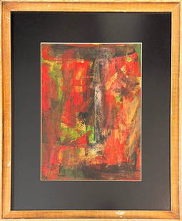 Arturo Vermi, Mix Media on Paper, Italian (1929 - 1988): Born: 1929. Died: 1988. Known for: Painting. This personal exhibition is about Arturo Vermi (1928-1988), an artist from Bergamo who lived for many years in the Brianza area of Lecco, and was an undisp