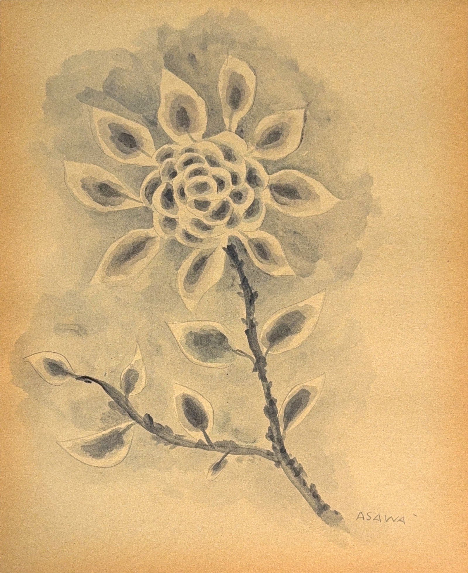 Ruth Asawa, Watercolor on Paper, American (1926 -2013) (1 of 6)