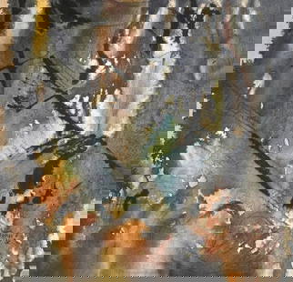 Haiwen Tang, Mix-Media on Paper, Chinese (1927 - 1991): Born: 1927 - Xiamen, China. Died: 1991 - Paris. Known for: Painting. Name variants: Tang Haiwen, T'ang Haywen, Haywen Tang, Tan Hai Wen. At that time and through the play of ink, T'ang had already mov