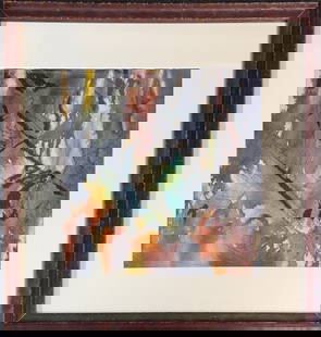 Haiwen Tang, Mix-Media on Paper, Chinese (1927 - 1991): Born: 1927 - Xiamen, China. Died: 1991 - Paris. Known for: Painting. Name variants: Tang Haiwen, T'ang Haywen, Haywen Tang, Tan Hai Wen. At that time and through the play of ink, T'ang had already