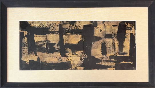 Franz Josef Kline, Ink/Mix-Media on Card Board, American (1910 - 1962): Born: 1910 - Wilkes-Barre, Pennsylvania. Died: 1962 - New York City. Known for: Action, abstract expressionist painting, teaching. Born in Wilkes-Barre, Pennsylvania, Franz Kline became one of the mos