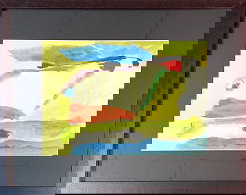 Helen Frankenthaler, Acrylic on Paper, American (1928 - 2011) (1 of 6)