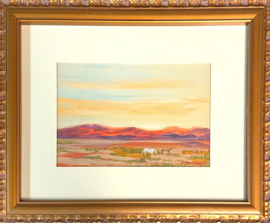 Oscar Berninghaus, Watercolor on Paper, American (1874 - 1952) (1 of 5)