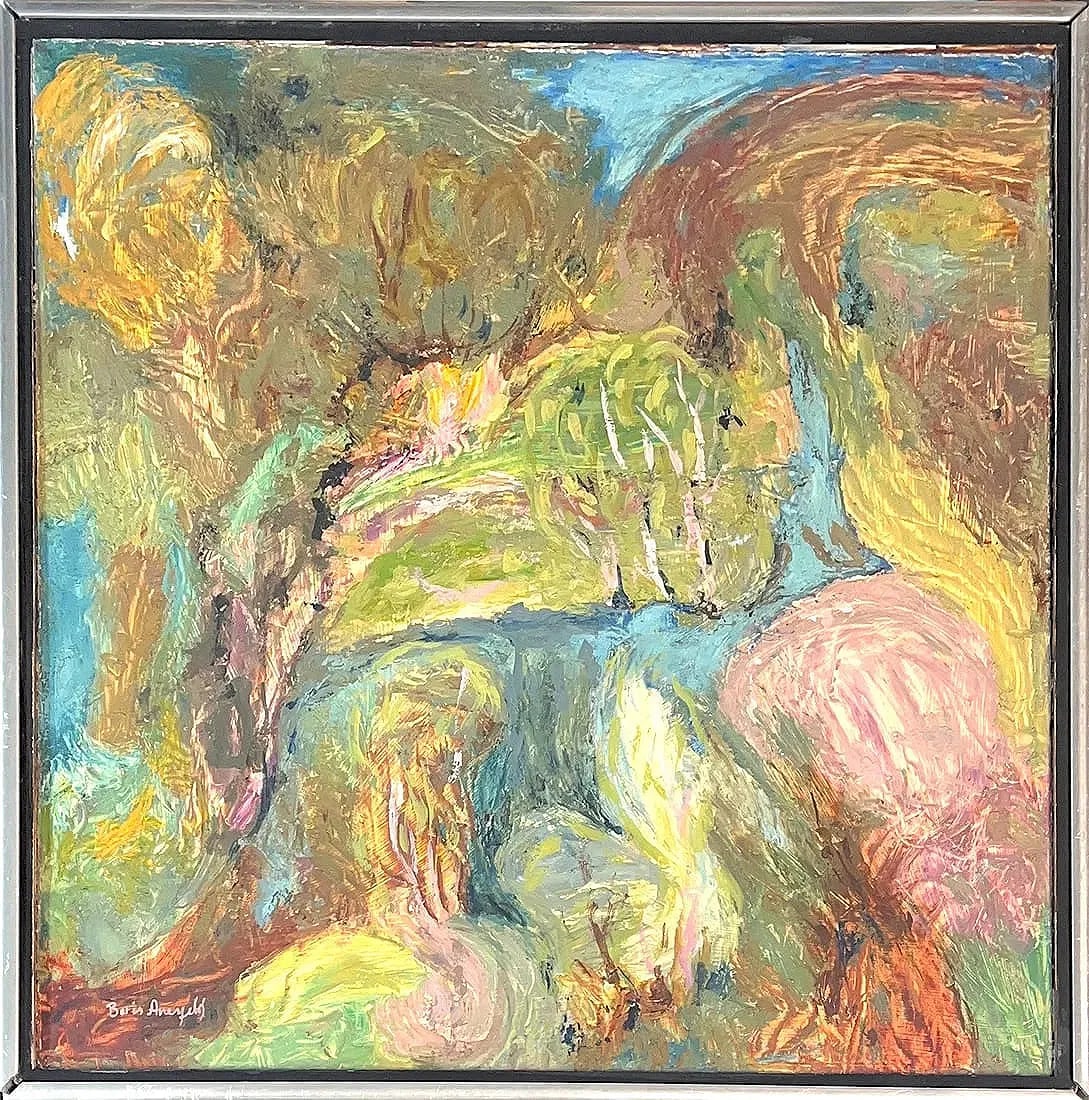 Boris Israelevich Anisfeld, Oil on Panel, Russian (1878 - 1973) (1 of 5)