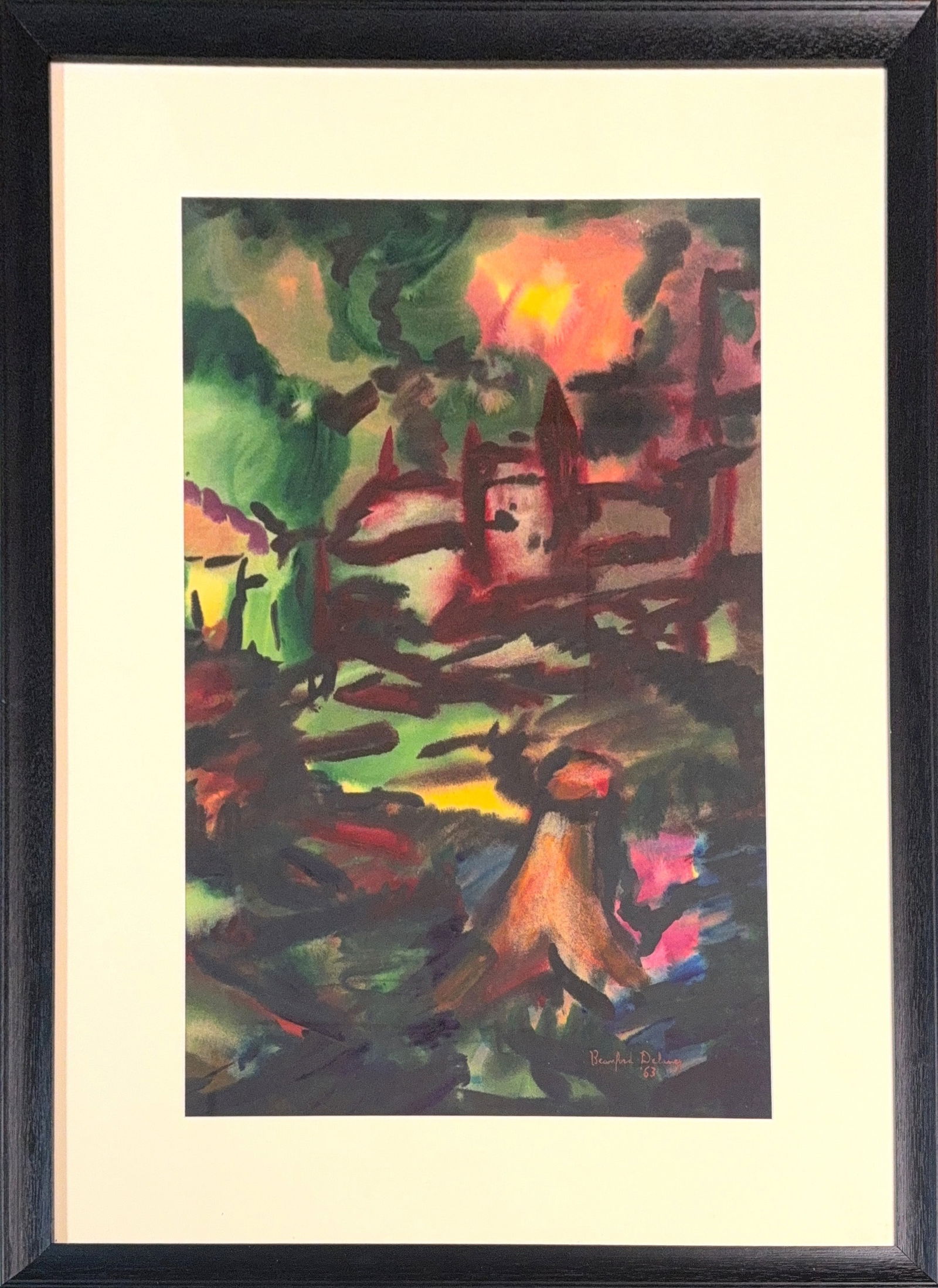 Beauford Delaney, Watercolor on Paper, African-American (1901 - 1979) (1 of 6)