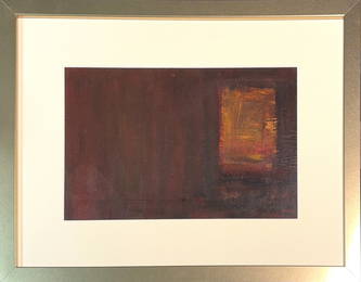 Orhon Mubin, Oil/ Mix-Media on Cardboard, Turkish (1924 - 1981)