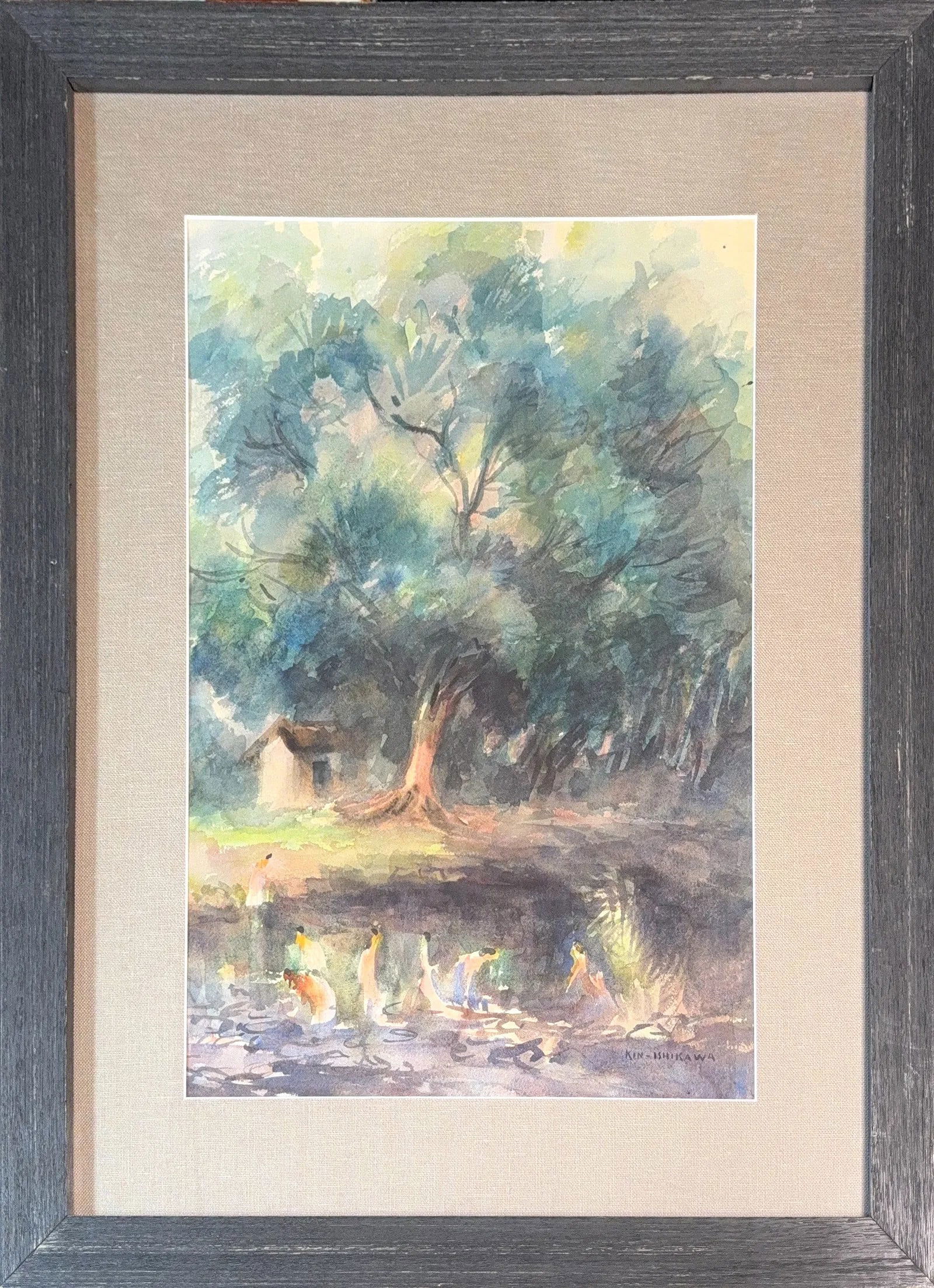 Kinichiro Ishikawa, Watercolor on Paper, Japanese (1871 - 1945) (1 of 5)