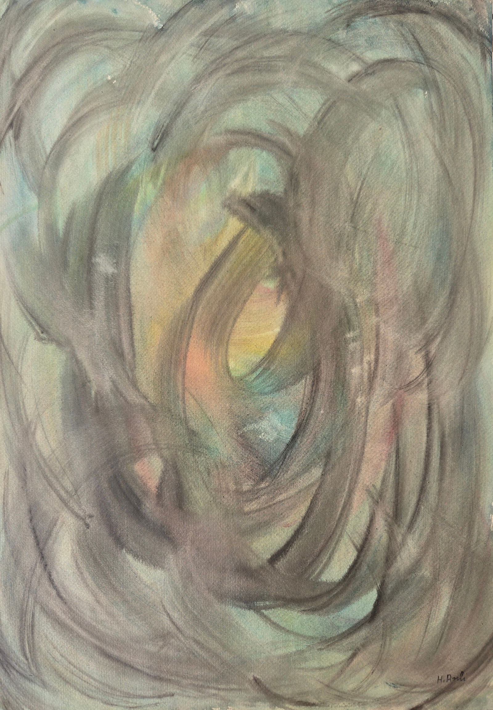 Hakki Anli, Watercolor/ Mix-Media on Paper, Turkish (1906 - 1991) (1 of 5)