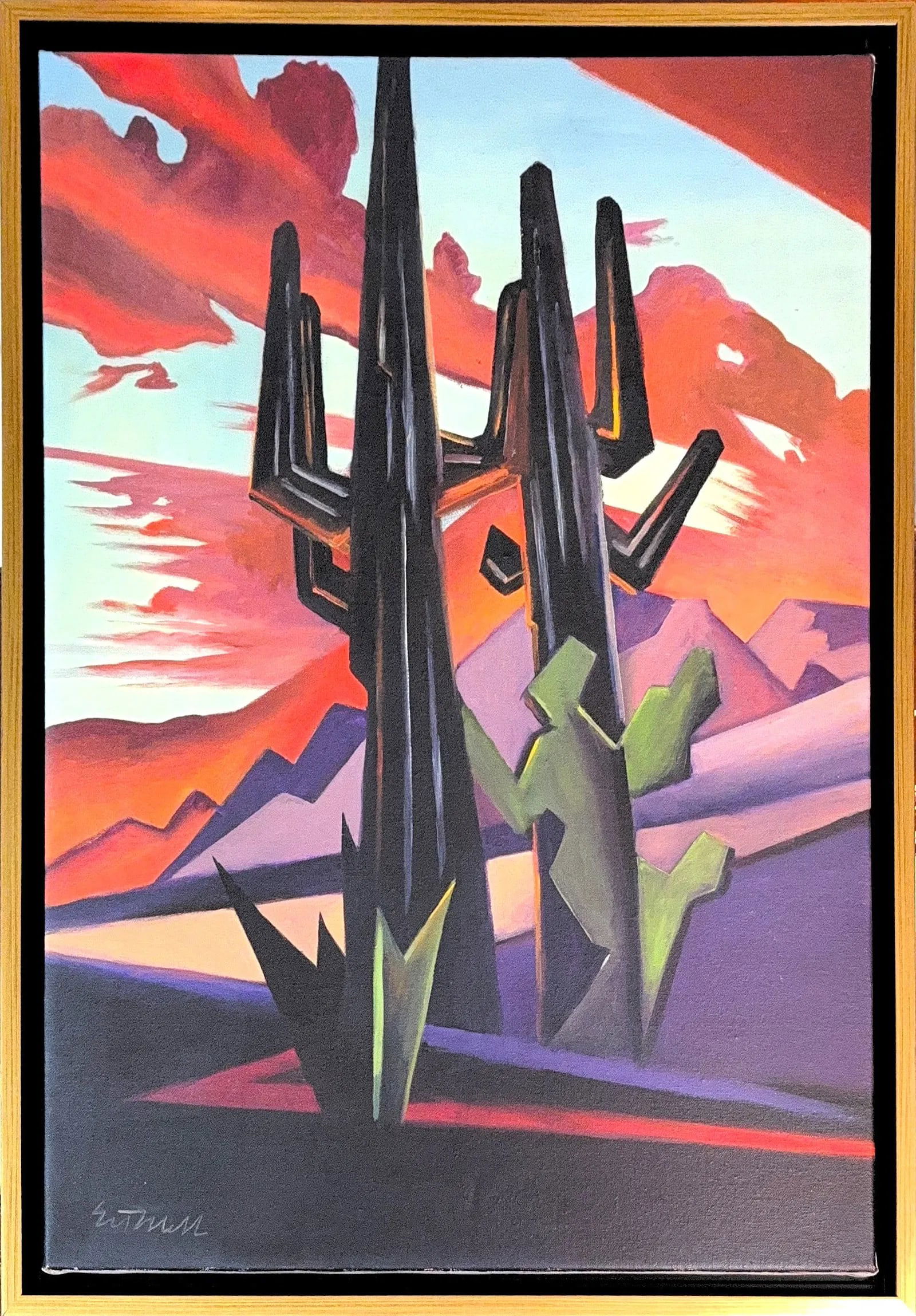 Ed (Edmund) Paul Jr Mell, Oil on Canvas, American (1942 - 2024) (1 of 5)