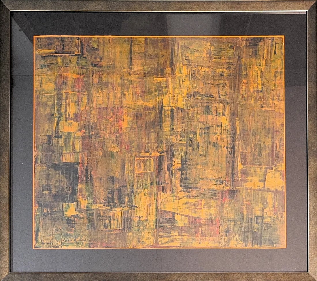 Massoud Arabshahi, Acrylic/Mix-Media on Paper, Iranian (1935 - 2019): Born: 1935 - Tehran, Iran. Died: 2019. Known for: Painting, sculpture, and architectural relief. Massoud Arabshahi (Persian), born Tehran, Iran in 1935 is an Iranian painter. Arabshahi held his first