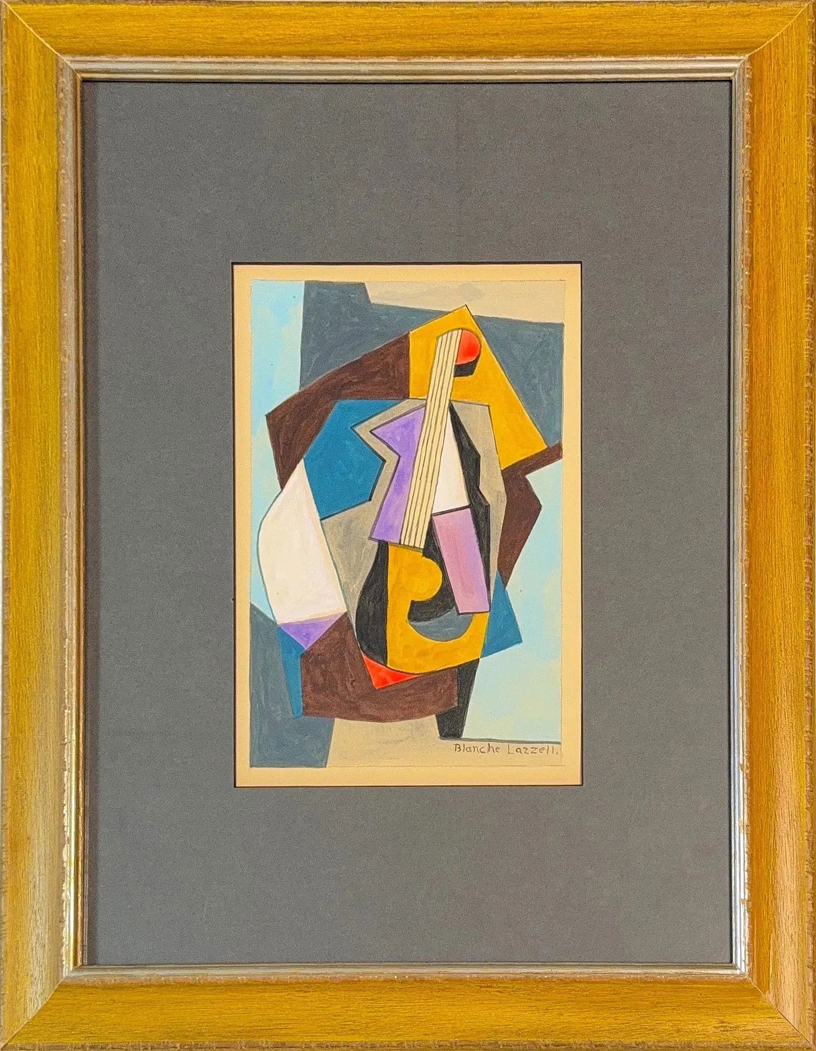 Blanche (Nettie Blanche) Lazzell, Watercolor/ Mix-Media on Paper, American (1878 - 1956) (1 of 5)