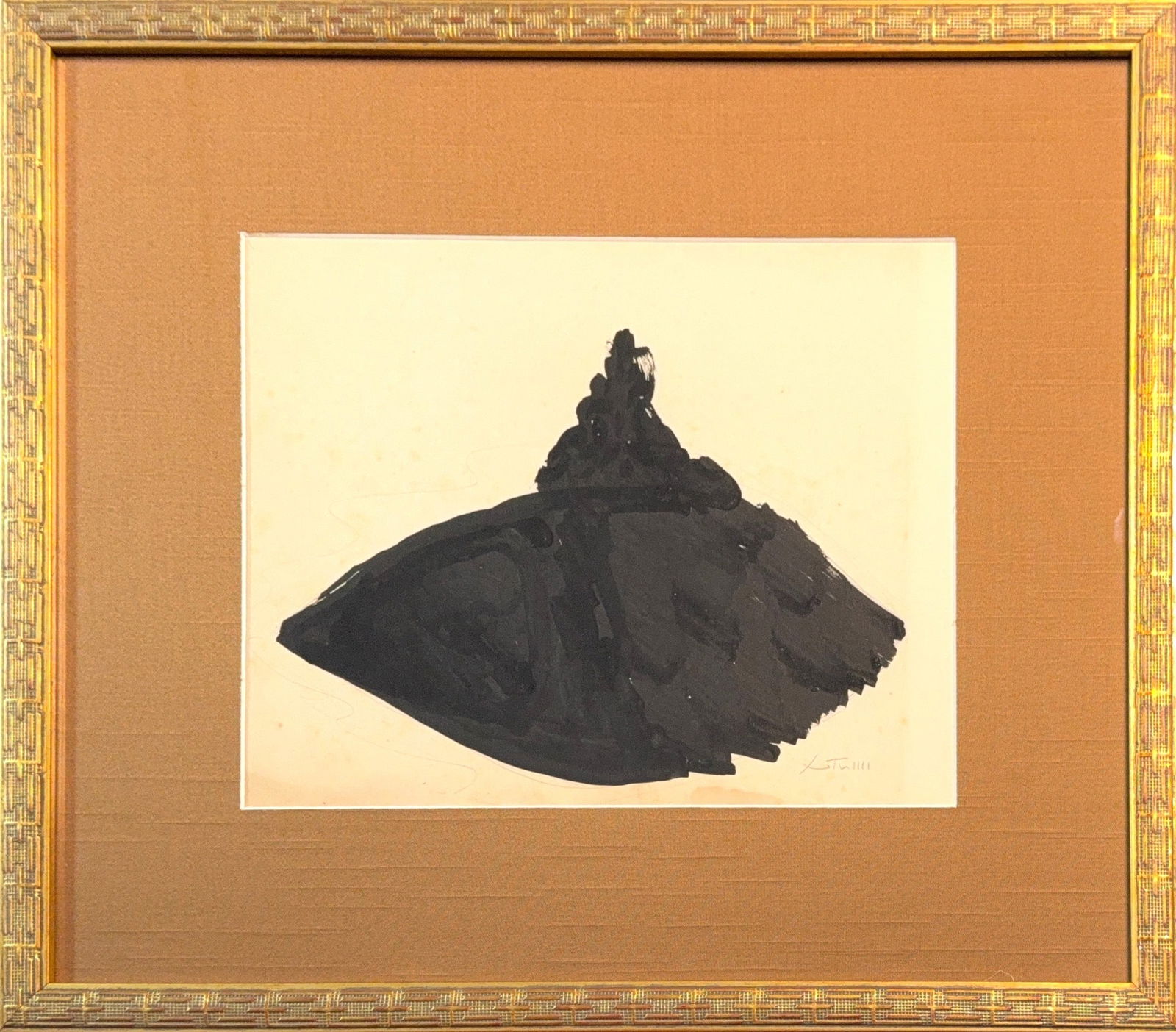 Robert Burns Motherwell, Oil on Paper, American (1915 - 1991) (1 of 5)