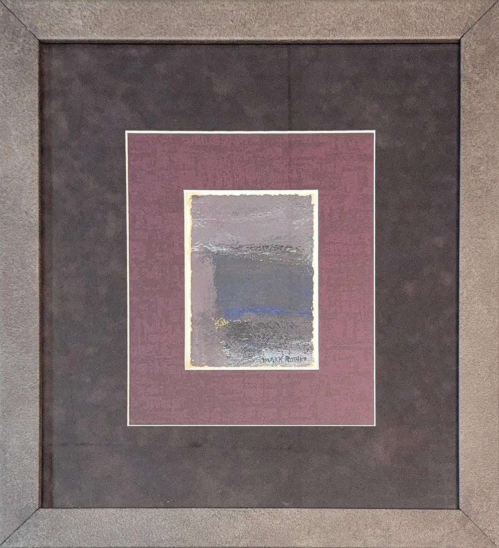 Mark (Rothkowitz) Rothko, Mix-Media/ Watercolor, Russian (1903 -1970) (1 of 5)