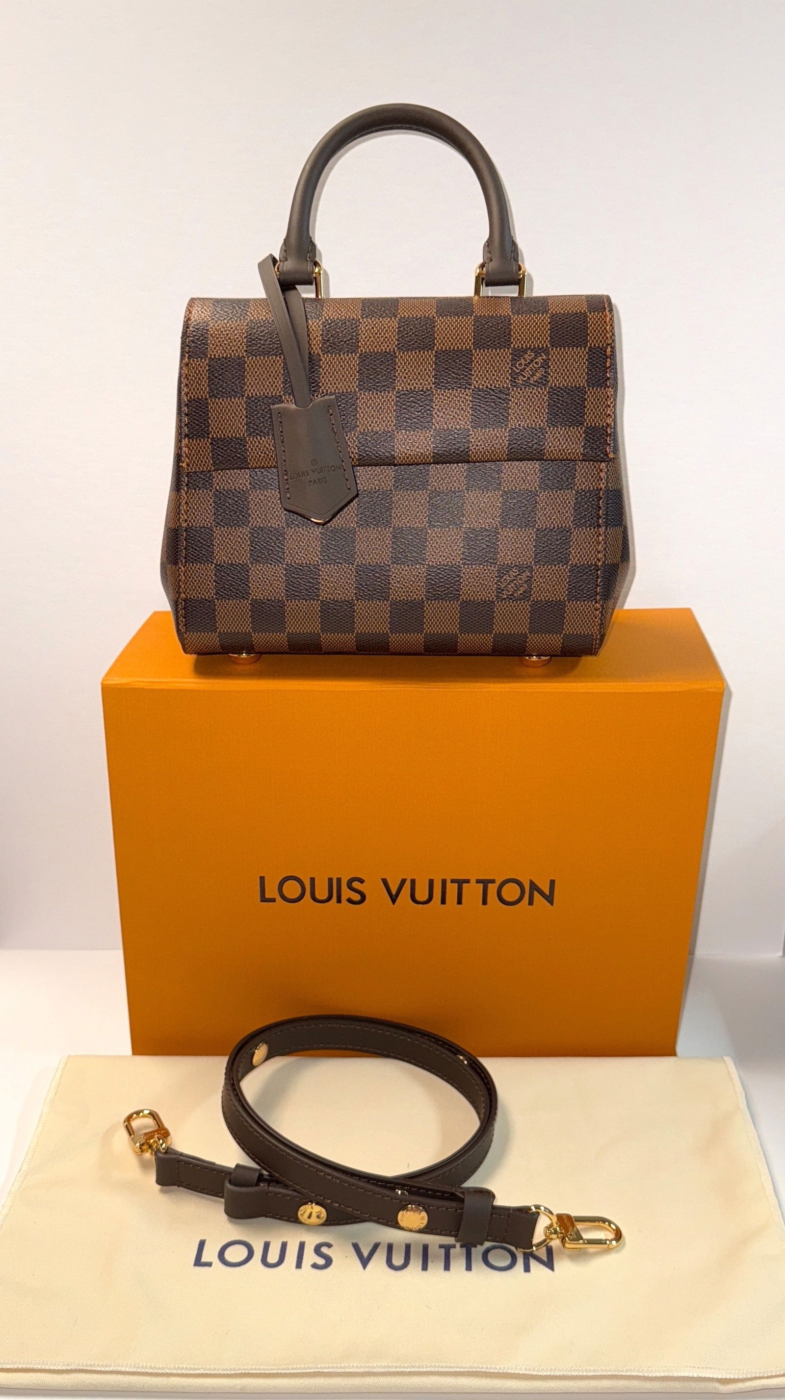 Louis Vuitton Used Estate Find - Cluny Mini Damier Evene Bag (1 of 6)