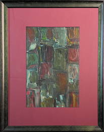 Hans Hofmann, Oil on Wood Board, German (1880 - 1966)