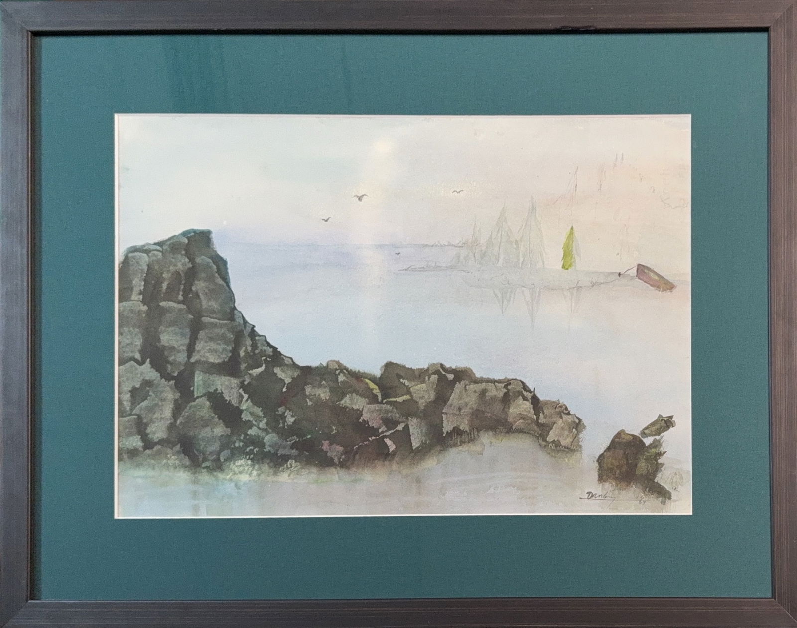 Ken Edison (Kenneth) Danby, Watercolor/Pencil on Paper, Canadian (1940 - 2007) (1 of 7)