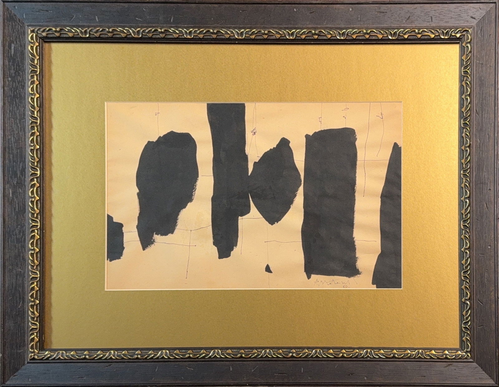 Robert Burns Motherwell , Ink on Paper , American (1915 - 1991) (1 of 7)