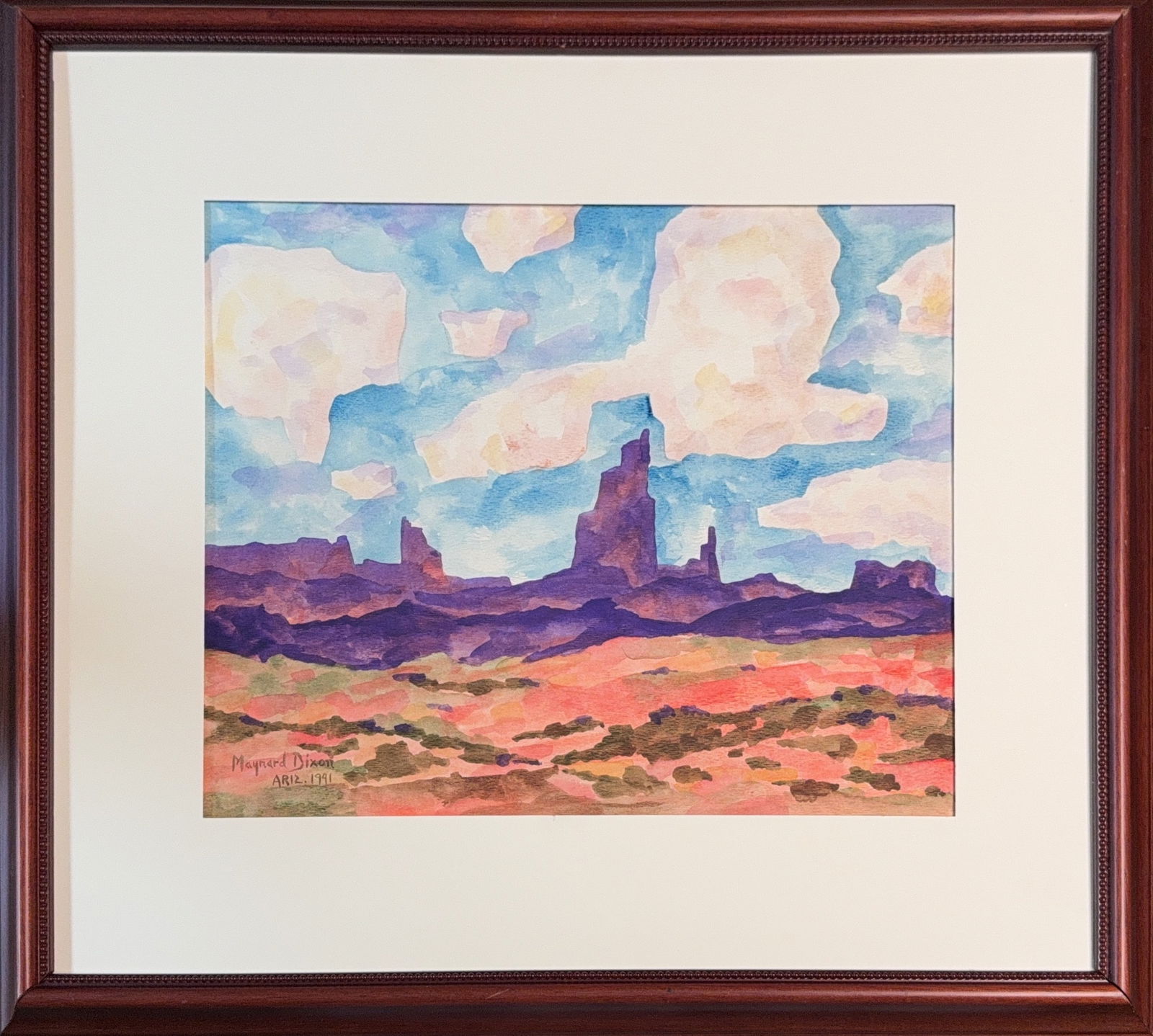 Maynard Dixon, Watercolor on Paper, American (1875 - 1946) (1 of 6)