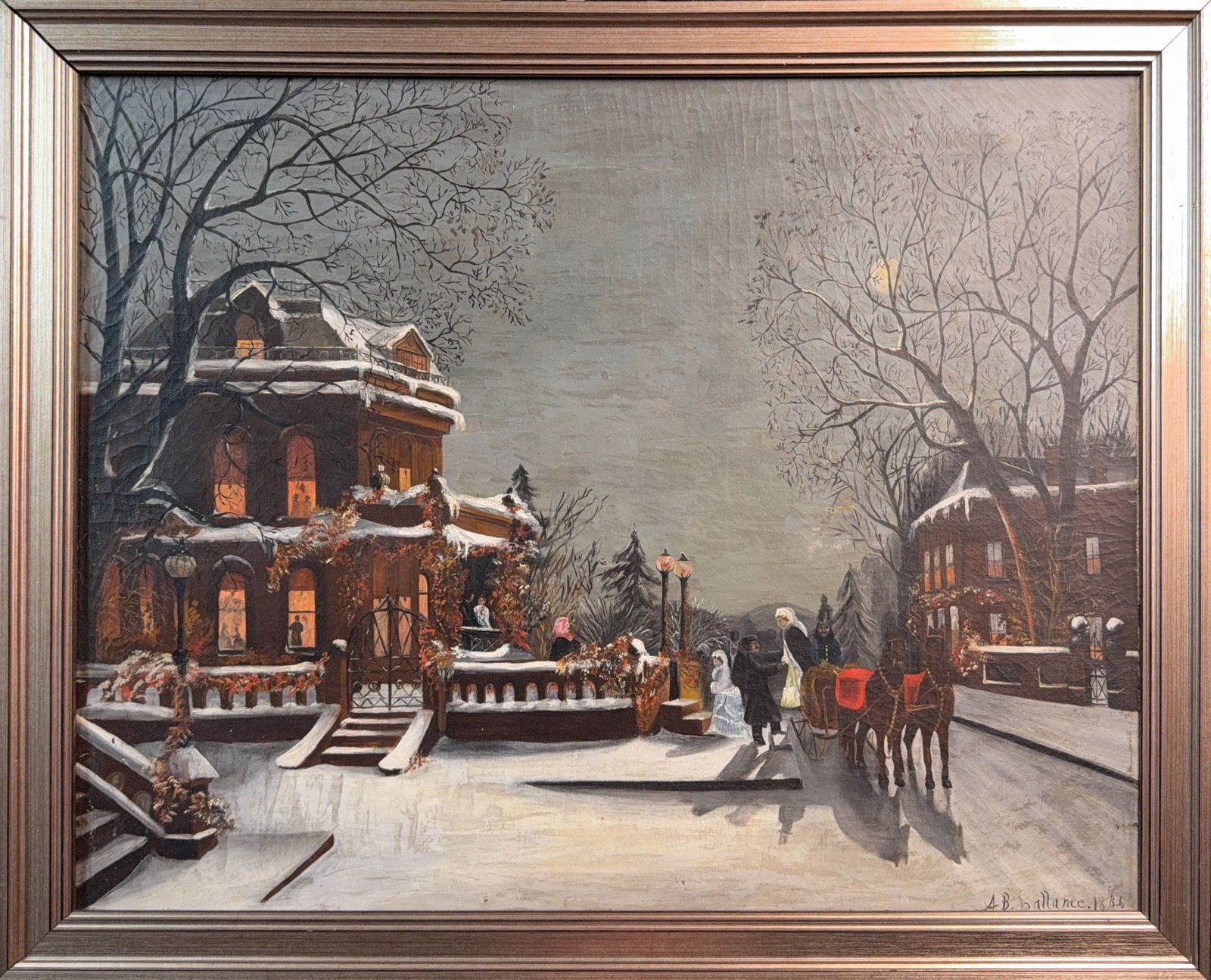 A.B.Ballance, Oil on Canvas, Unknown Artist (1 of 6)