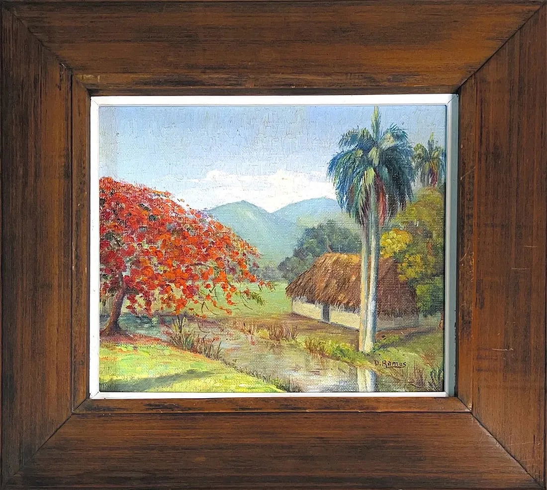 Domingo Enriquez Ramos, Oil on Board, Cuban (1894 - 1956) (1 of 6)