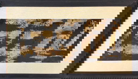 Franz Josef Kline, Ink/Mix-Media on Card Board, American (1910 - 1962)