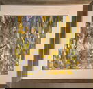 Behjat Sadr, Acrylic/Mix-Media on Card Board, Iranian (1924 - 2009)