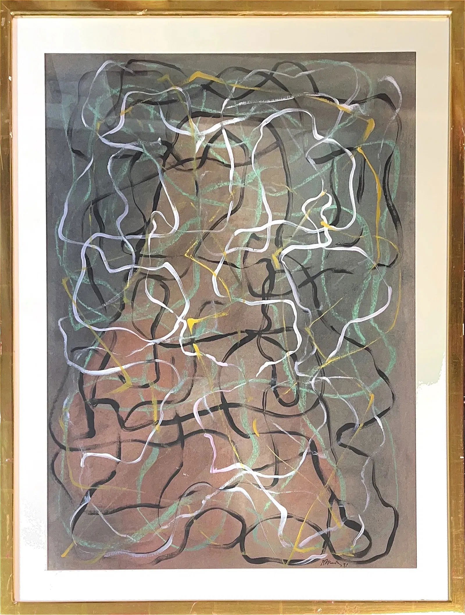 Brice Marden, Acrylic/Mix-Media on Paper, American (1938 - 2023) (1 of 5)