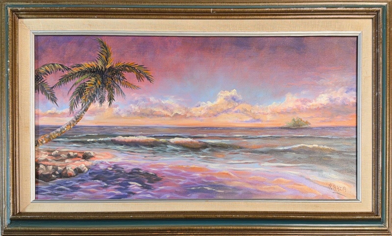 Alfred Hair, Oil on Canvas, American Painter(1941 - 1970) (1 of 6)