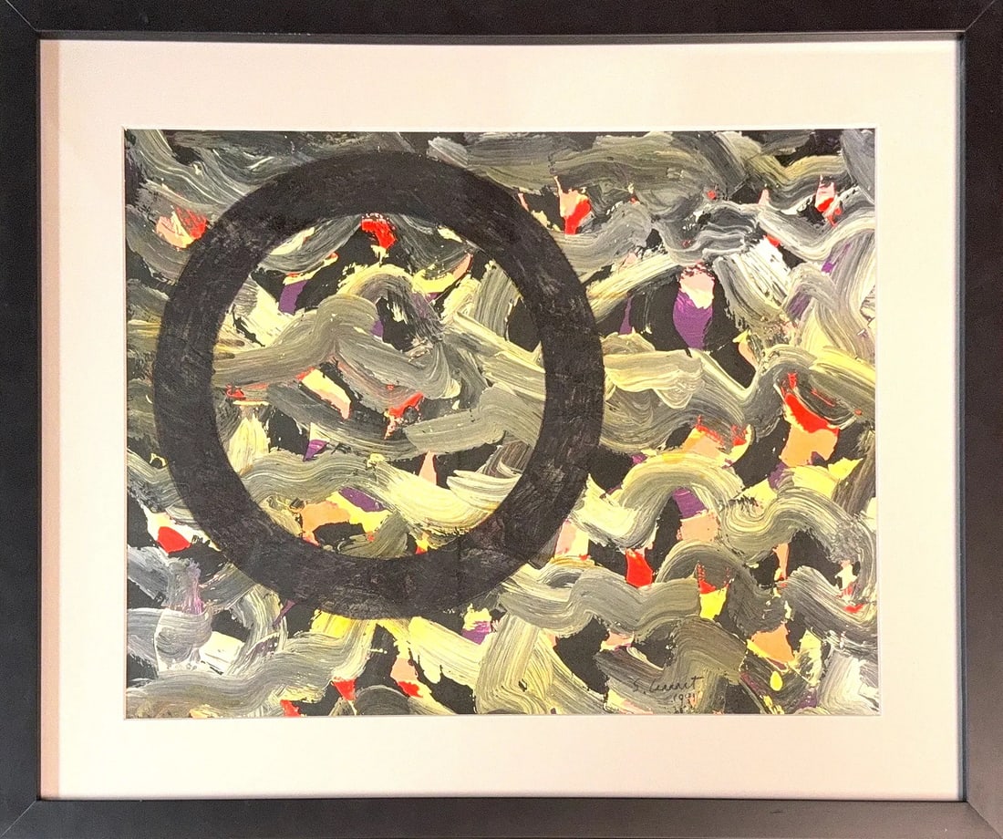 Sol LeWitt, Mix-Media on Board, Russian-Jewish (1928 - 2007) (1 of 7)