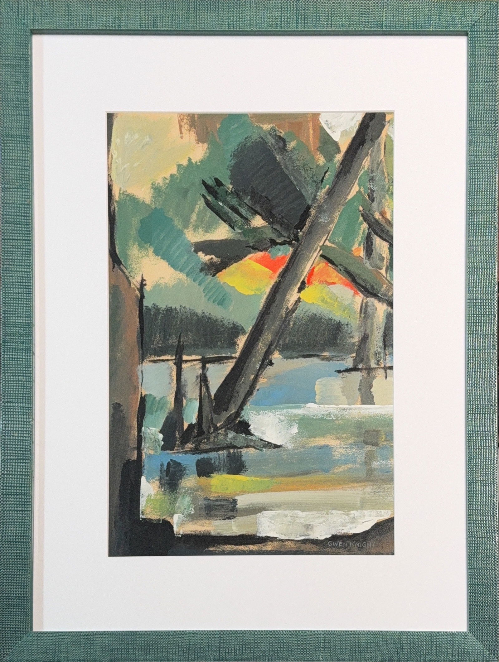 Gwen Knight, Oil on Paper, New Zealander (1888 - 1974): Born: 1888. Died: 1974. Known for: Painting. The youngest of eight children, Gwen Knight was born in Wellington and lived on The Terrace above Woodward Street in Wellington, before moving at the age o