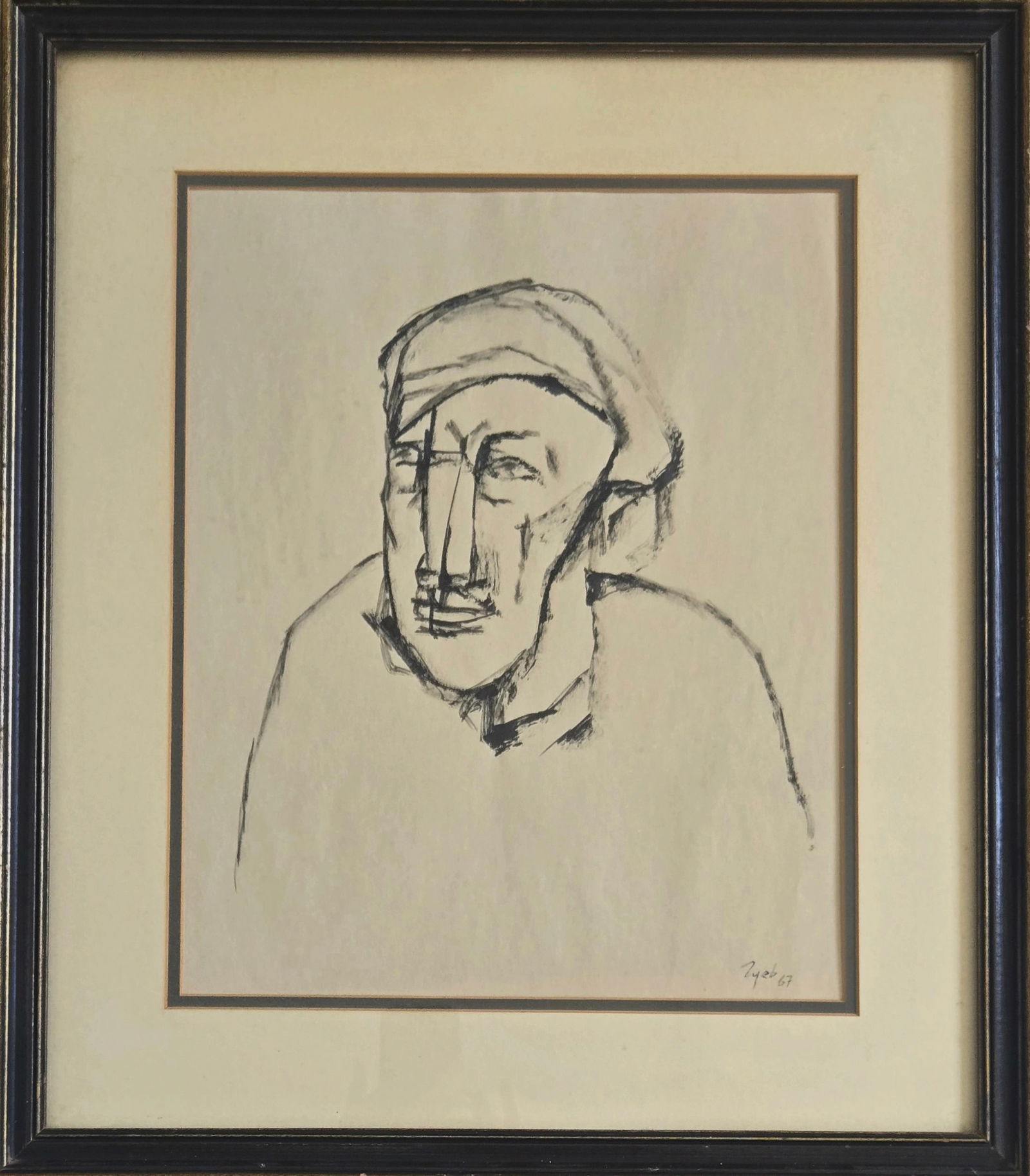 Tyeb Mehta, Ink on Paper, Indian (1925 - 2009) (1 of 3)