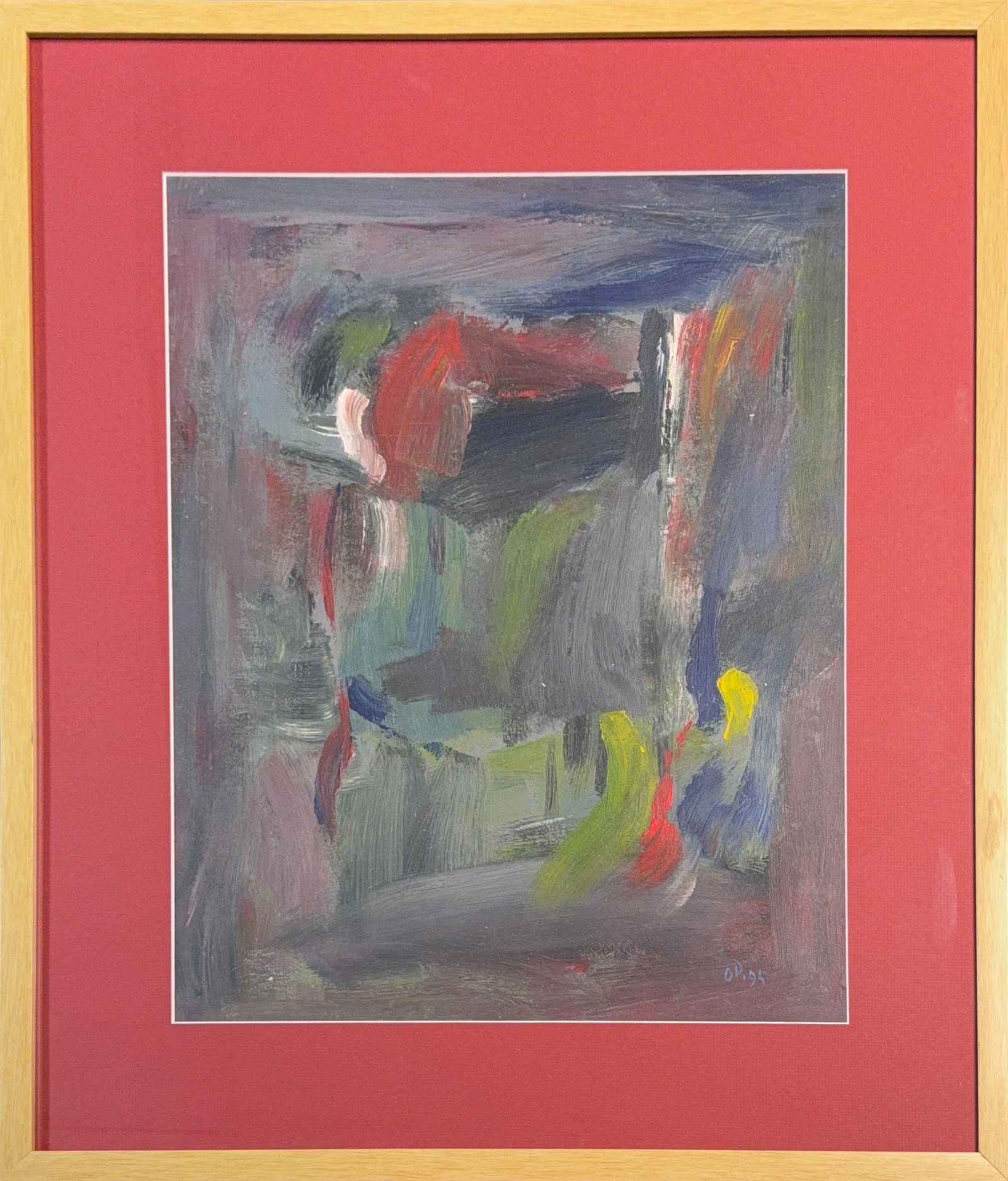 Olivier Debre, Acrylic on Paper, French (1920 - 1999) (1 of 7)