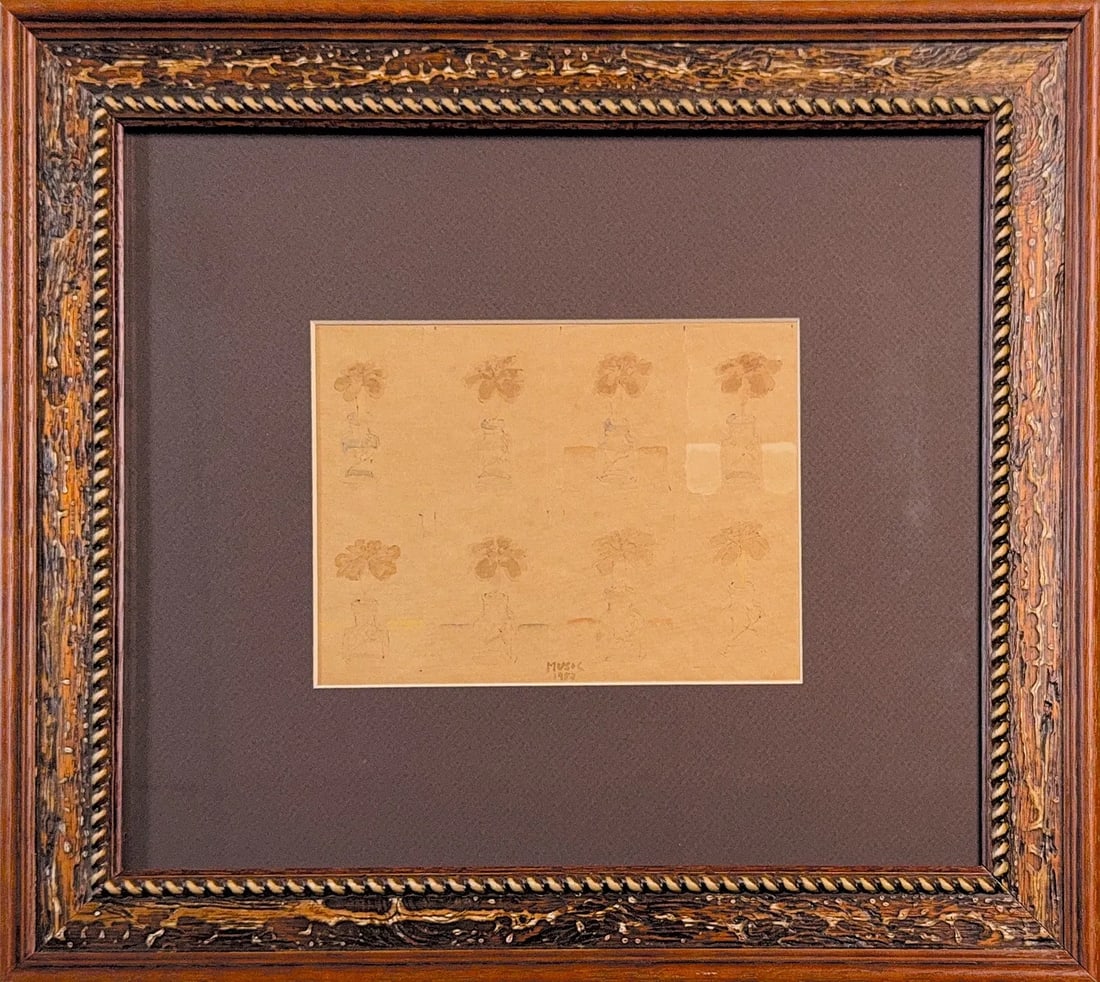 Zoran Antonio Music, Watercolor/Mix-Media on Paper, Slovenian (1909 - 2005) (1 of 6)