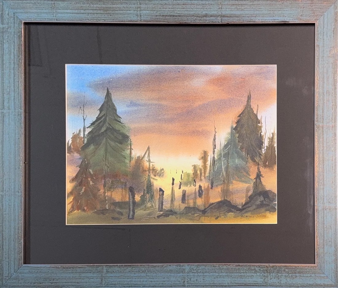 Laurence Philip Sisson, Watercolor on Paper, American (1928 - 2015) (1 of 7)