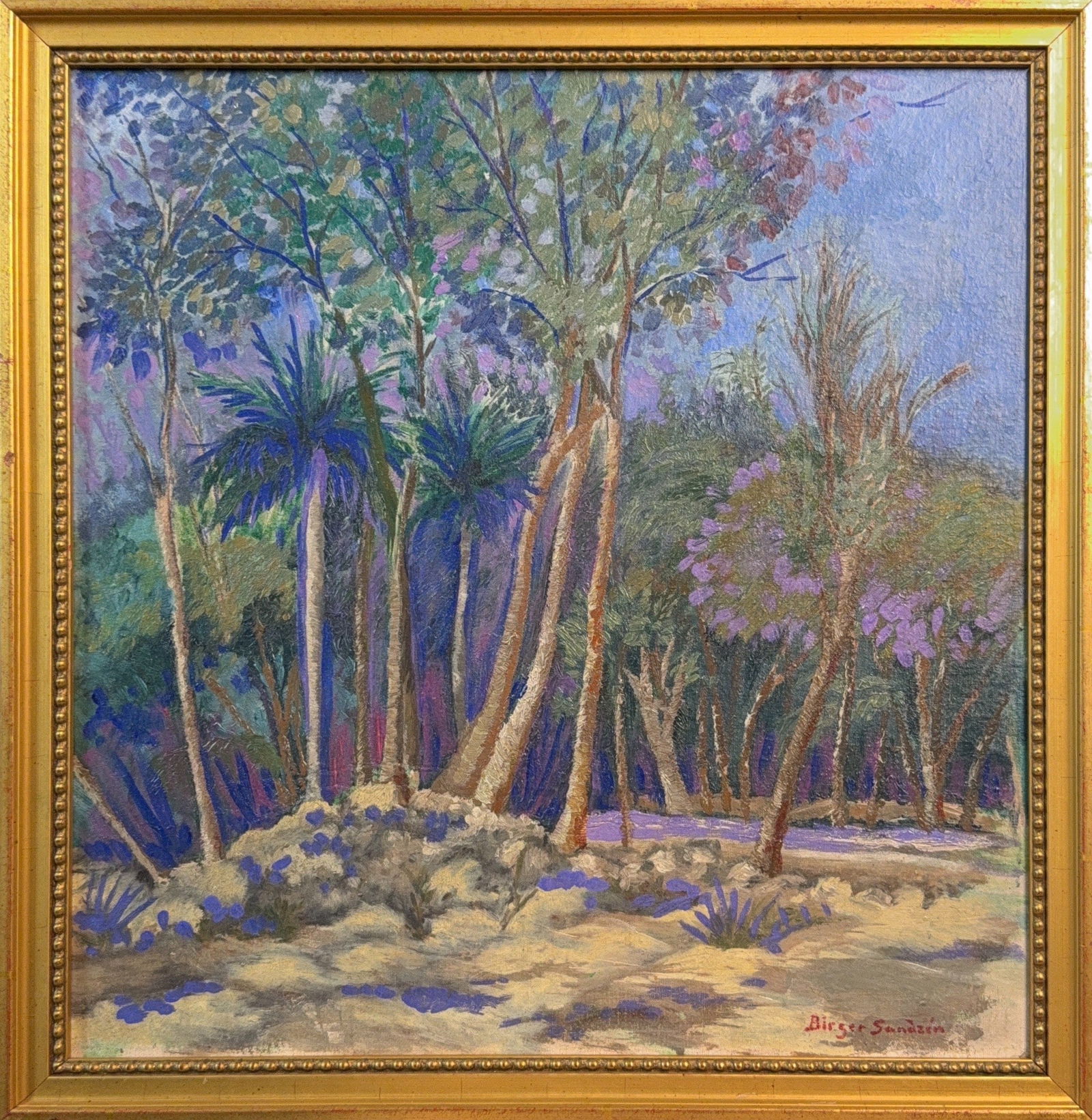 Birger Sandzen, Oil on Board, Swidish (1871 - 1954) (1 of 6)