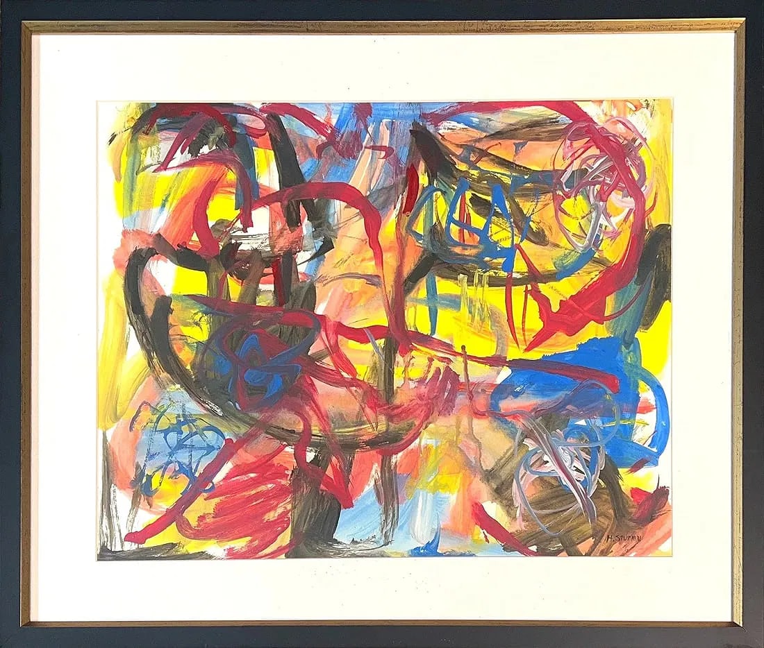 Helmut Sturm, Mix-Media on Paper, German (1932 - 2008) (1 of 7)