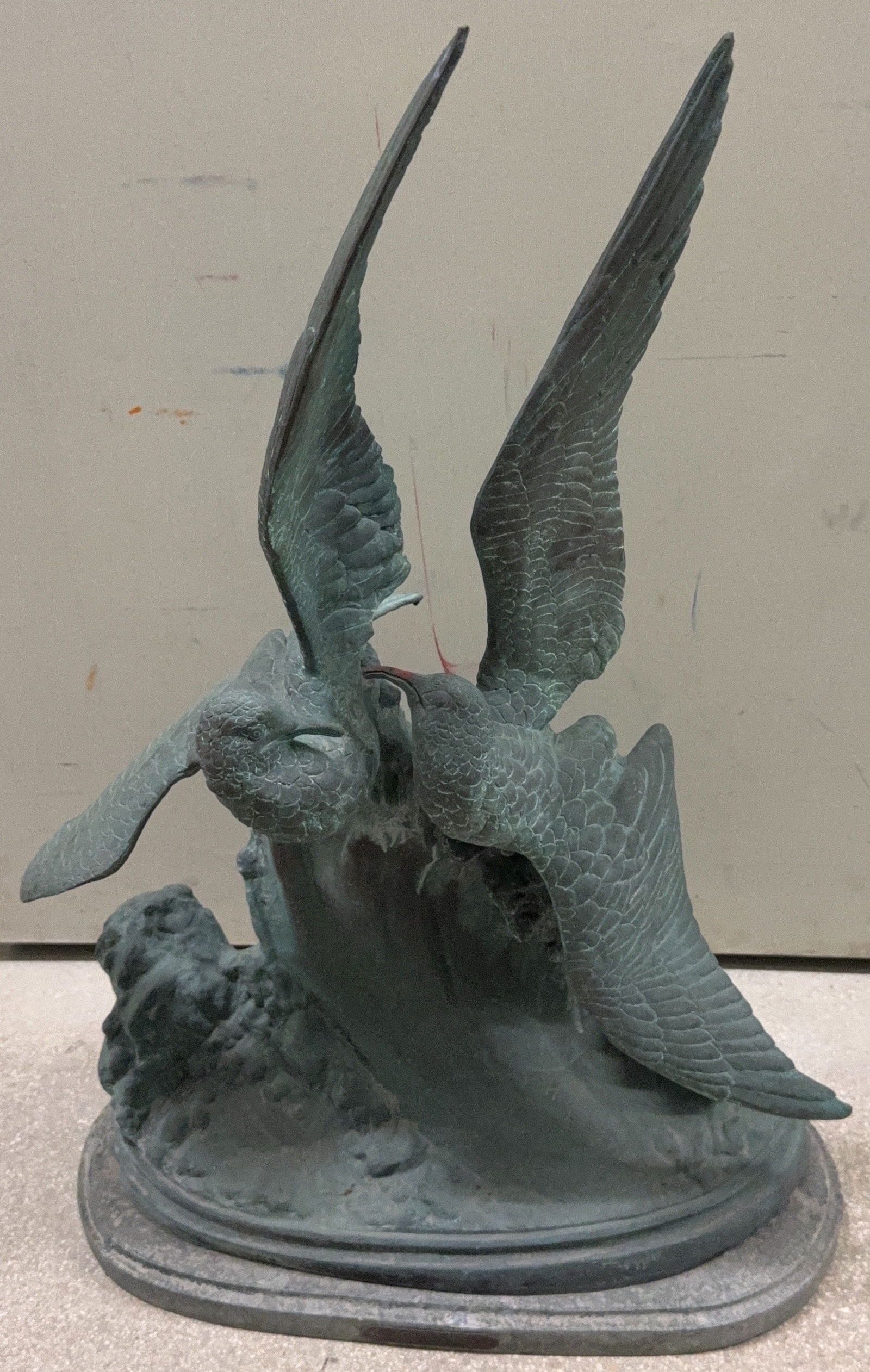 Bronze Bird Sculpture - In the Manner of Henri Lechesne (b. 1869) (1 of 8)