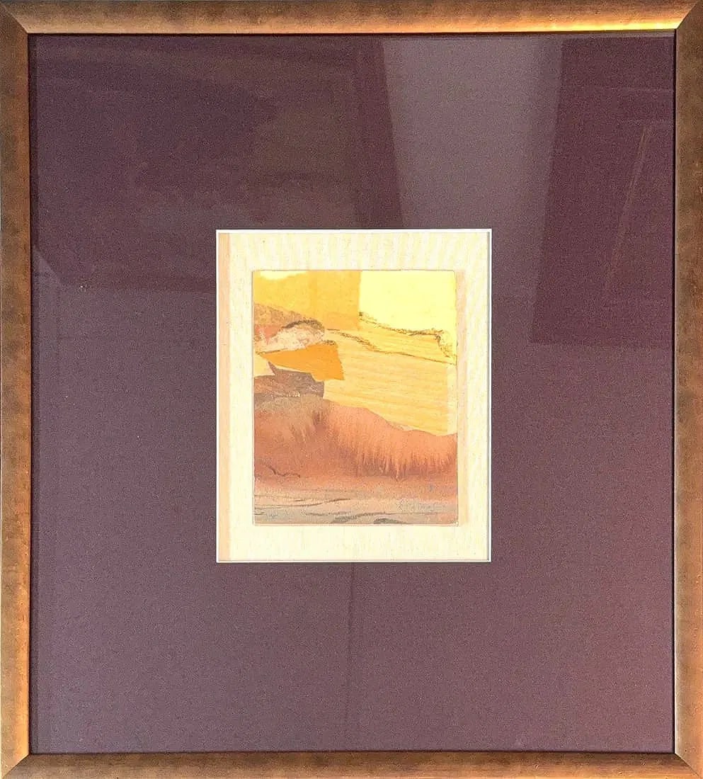 Theodoros S Stamos, Acrylic/Collage/Mix-Media on Wood Board, American Painter (1922 - 1997) (1 of 7)