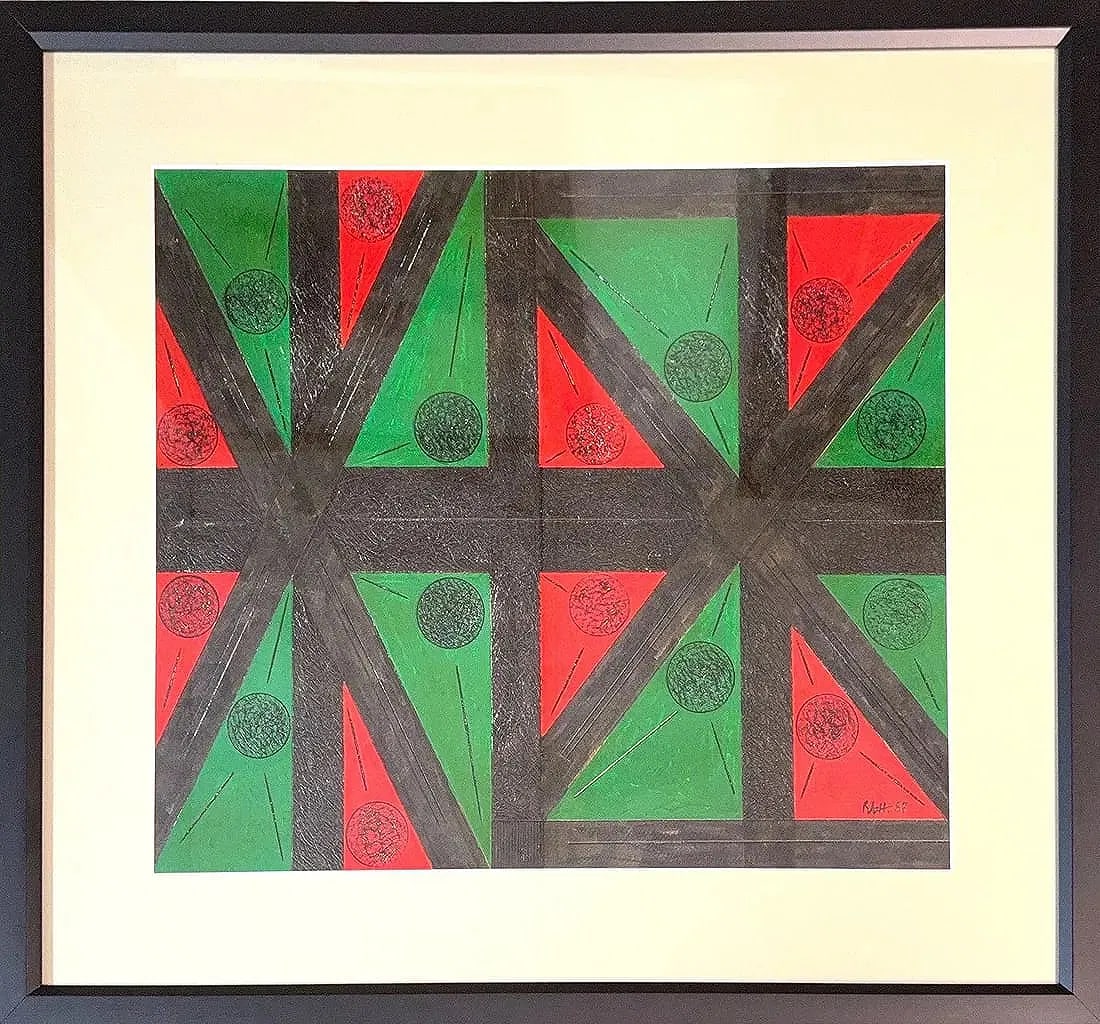 Syed Haider Raza, Oil/Mix-Media on Card Board, Indian (1922 - 2016) (1 of 5)