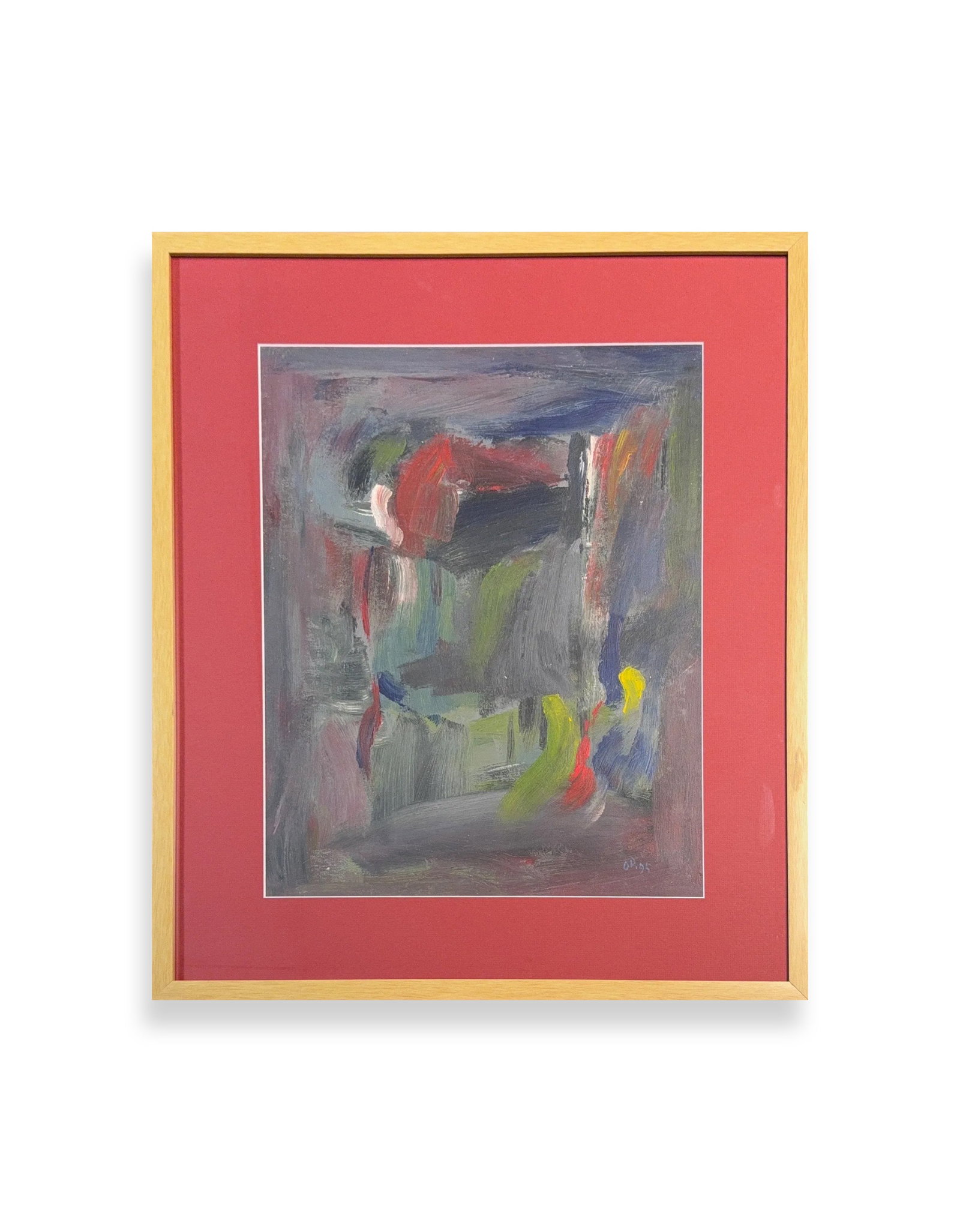 Olivier Debre, Acrylic on Paper, French (1920 - 1999) (1 of 9)