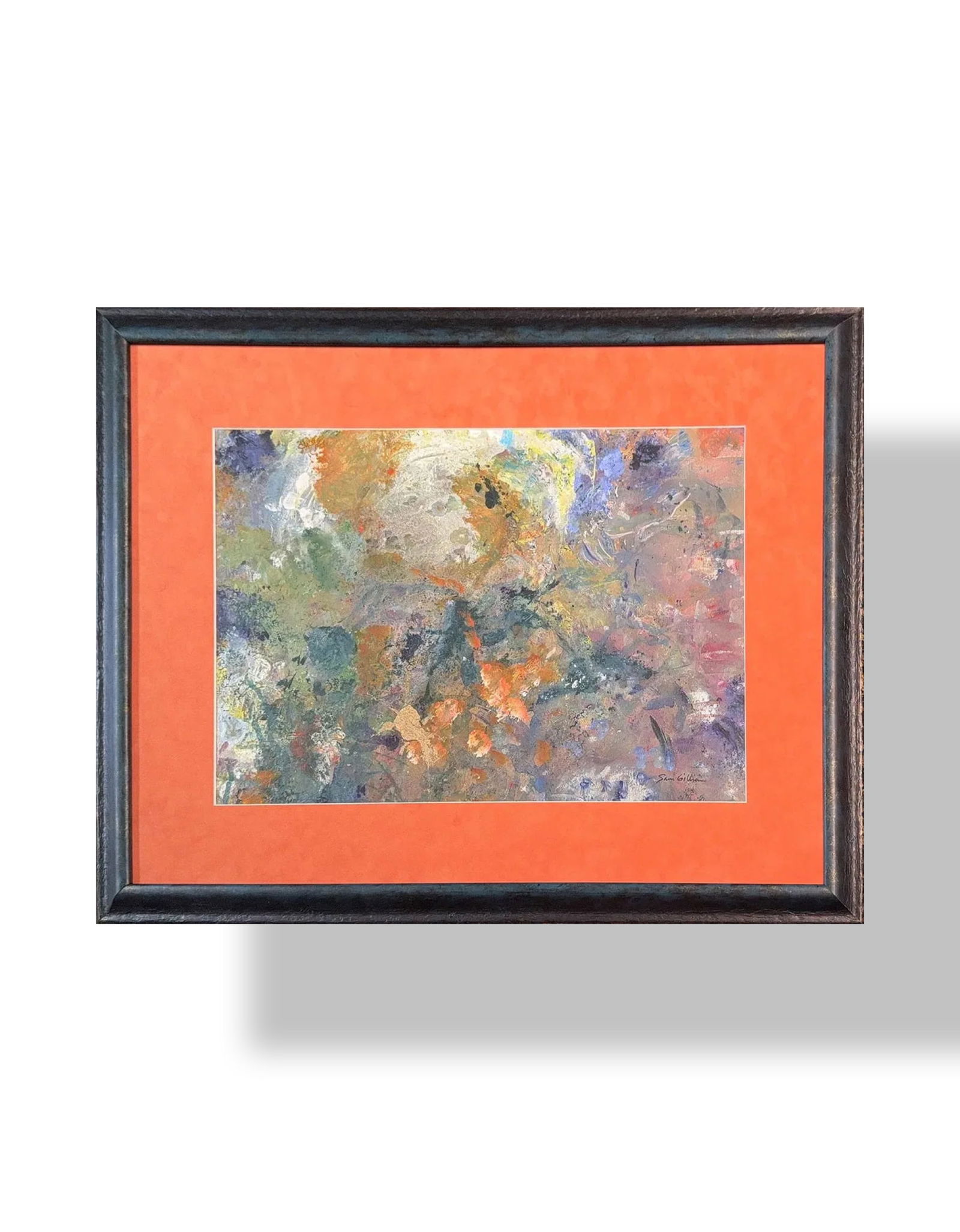 Sam Gilliam Jr, Oil on Canvas Board, American (1933 - 2022) (1 of 9)